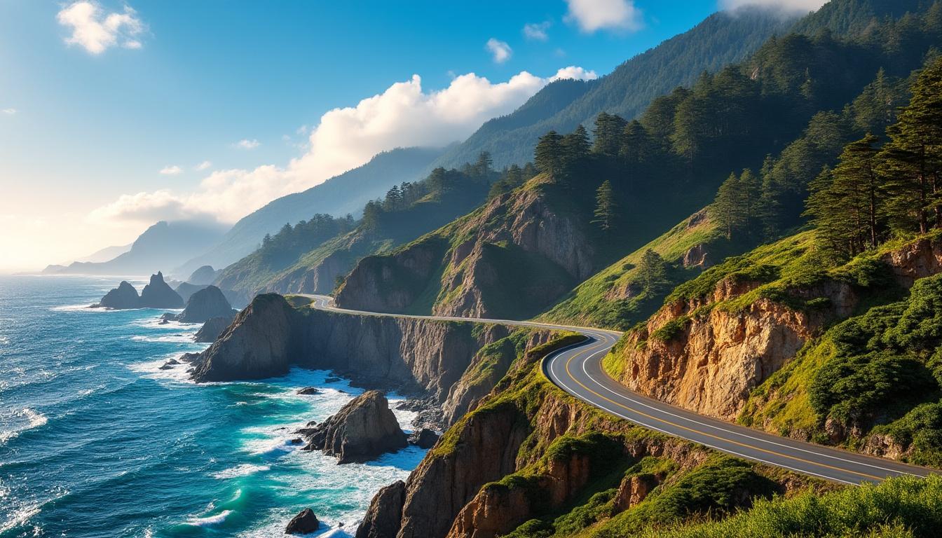 explorez big sur en californie, un joyau naturel spectaculaire de la côte, avec ses falaises impressionnantes, plages sauvages et paysages à couper le souffle.