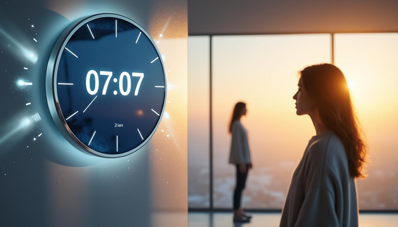 découvrez la signification profonde de l'heure miroir 07h07 et explorez le message caché derrière cette synchronicité mystérieuse qui peut influencer votre vie.