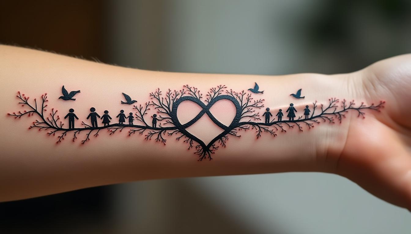découvrez des idées de tatouages symbolisant la famille pour célébrer vos liens indéfectibles avec créativité et émotion. inspirez-vous pour un tatouage unique et significatif.