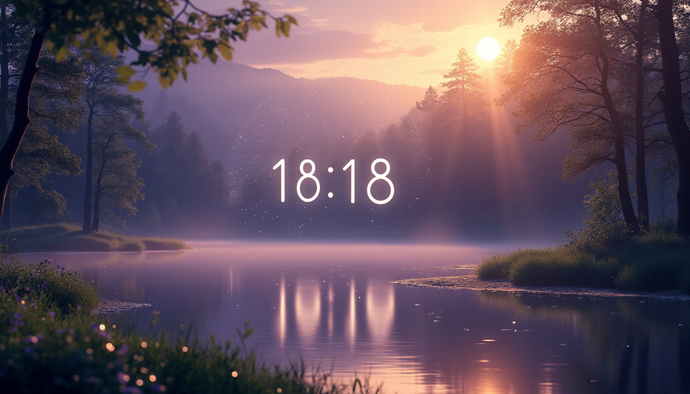 découvrez le véritable message que l'univers vous envoie à travers l'heure miroir 18h18 et apprenez à interpréter ce signe mystérieux pour votre vie.