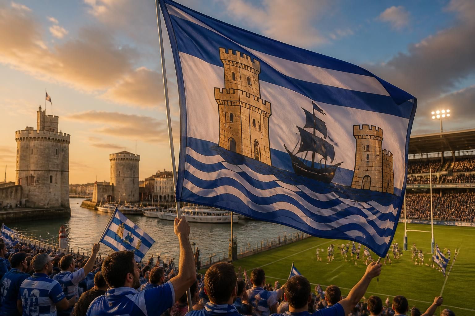 découvrez l'histoire et la signification du drapeau de la rochelle, ses symboles emblématiques et son importance dans le rugby ainsi que dans la vie de la ville.