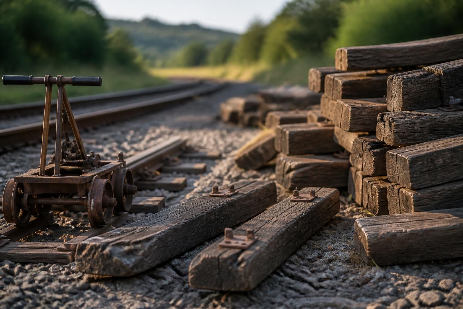 découvrez comment choisir les traverses de chemin de fer en bois adaptées, leurs dimensions et les meilleurs endroits pour les acheter.