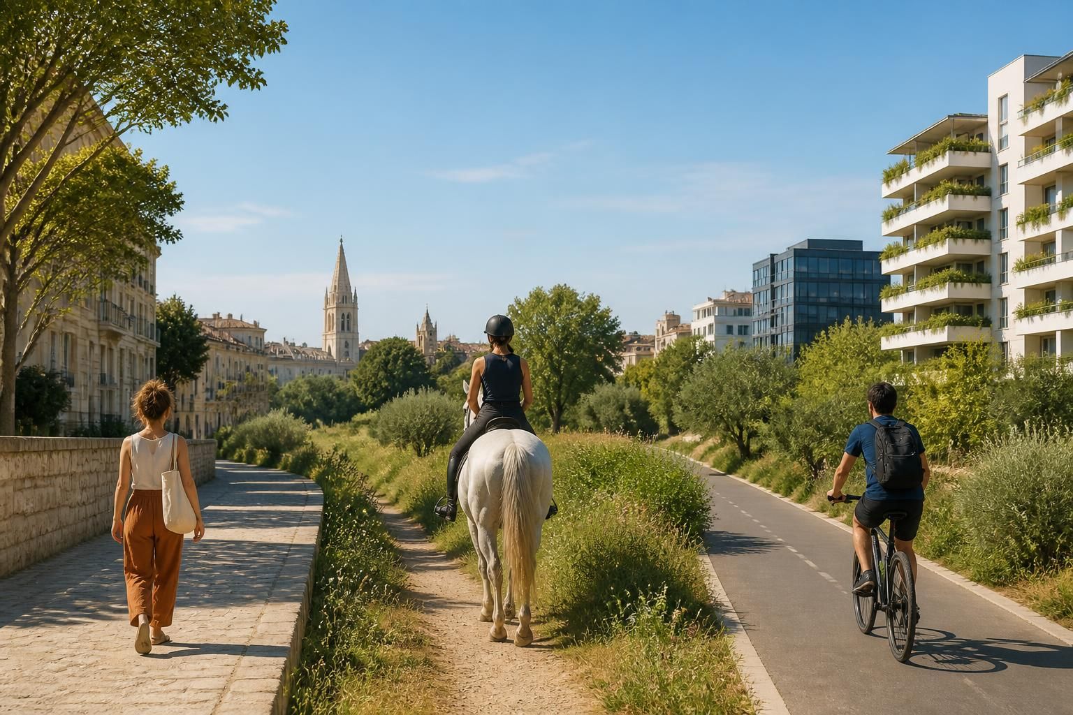 découvrez montpellier à travers des balades uniques à pied, à cheval ou à vélo, pour explorer la ville et ses paysages autrement.