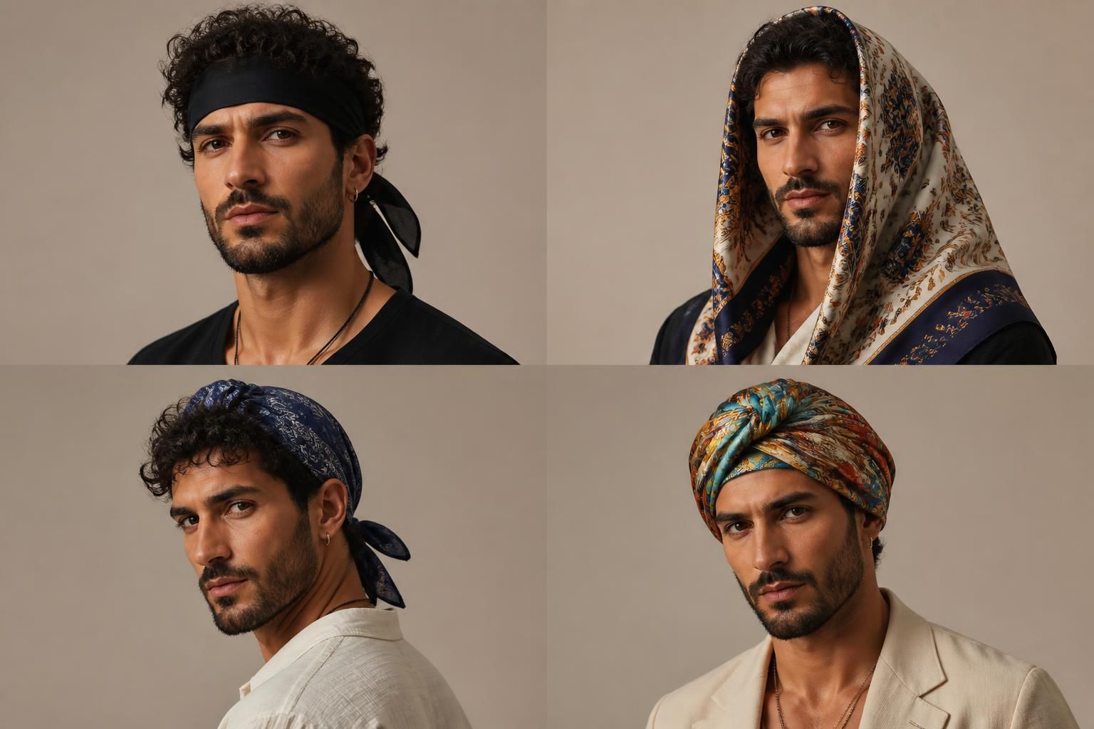 découvrez comment porter le foulard homme autour de la tête avec style. idées et conseils pour un look affirmé et tendance en toute occasion.