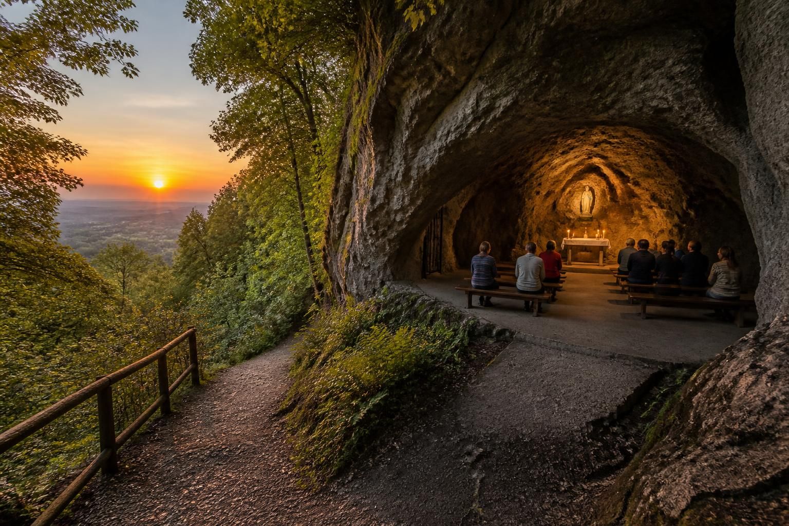 découvrez la grotte saint vit à saverne : un site incontournable alliant itinéraire de randonnée, messe en pleine nature et paysages magnifiques à explorer.