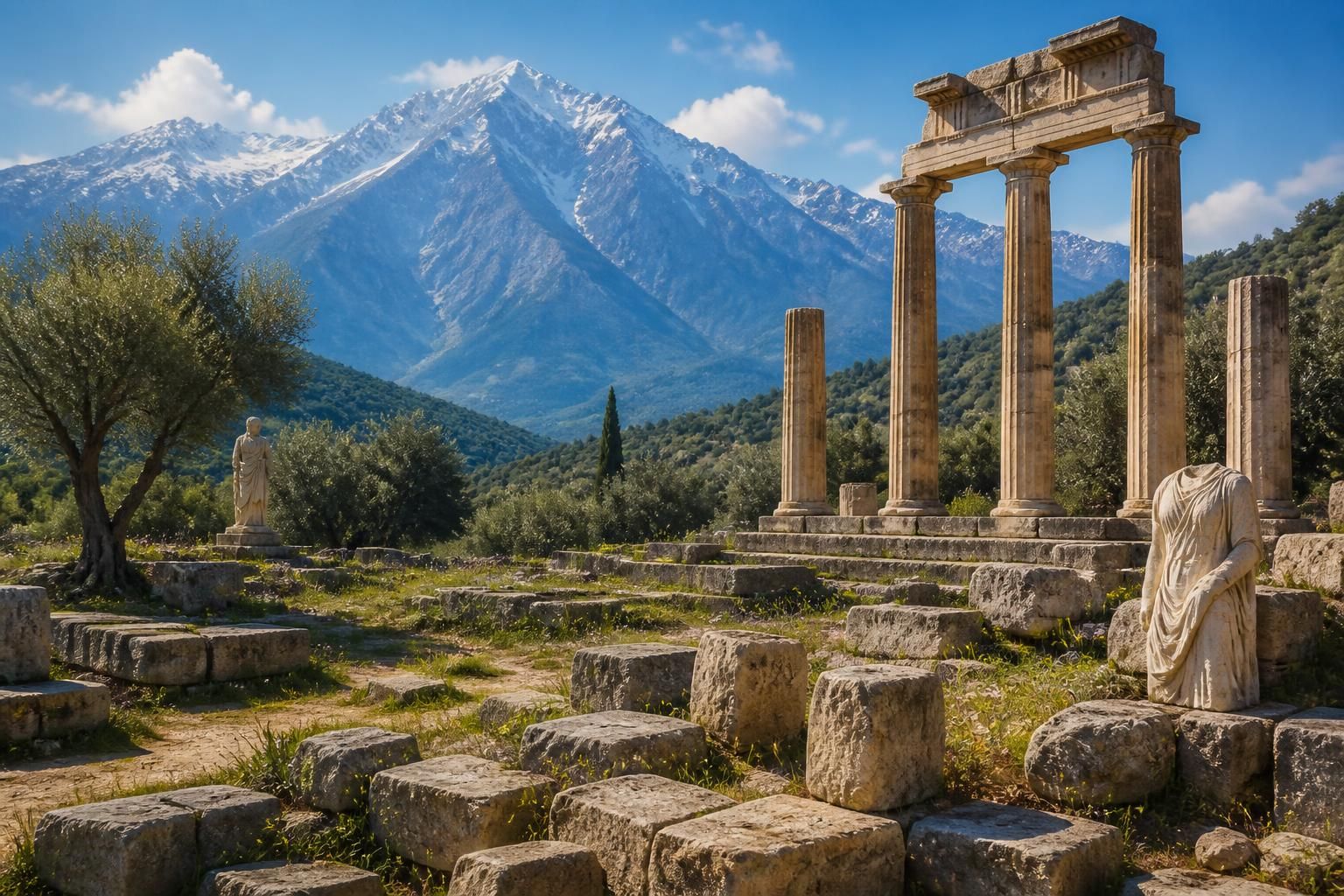 explorez olympe greece et olympia pour découvrir les trésors historiques fascinants de la région, entre sites antiques, vestiges mythologiques et richesses culturelles uniques.