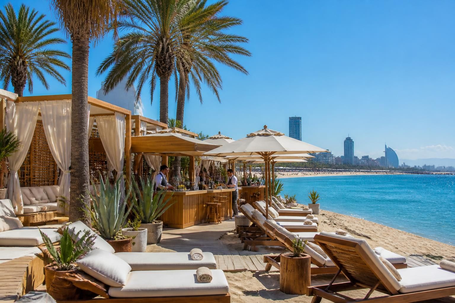 découvrez les meilleures plages privées de barcelone pour profiter d'un moment exclusif entre confort, détente et services haut de gamme au bord de la méditerranée.