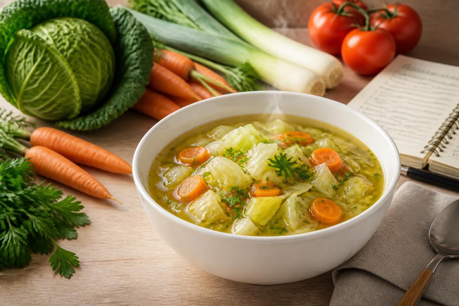 découvrez des recettes efficaces de soupe aux choux pour maigrir en 7 jours, accompagnées d'avis et conseils pour un régime réussi.