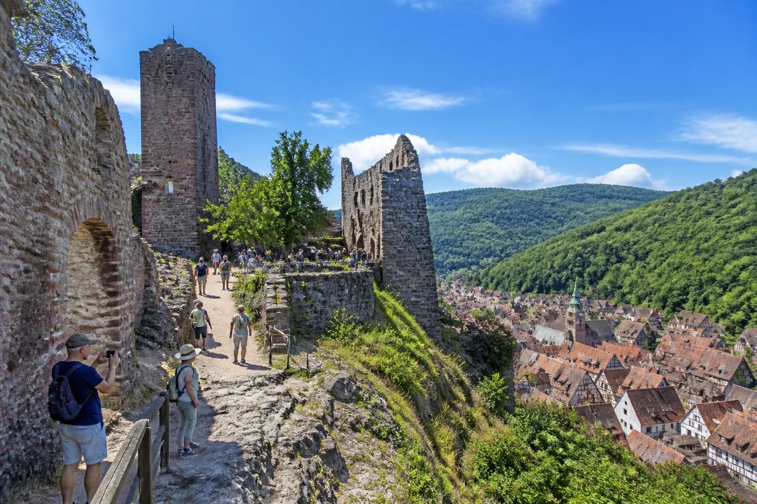 découvrez la visite du château de kaysersberg en alsace : informations pratiques sur les tarifs, horaires d'ouverture et avis des visiteurs pour préparer au mieux votre excursion.