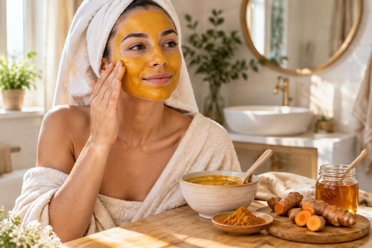 découvrez les bienfaits du curcuma pour le visage et apprenez à préparer un masque maison simple pour prendre soin de votre peau.